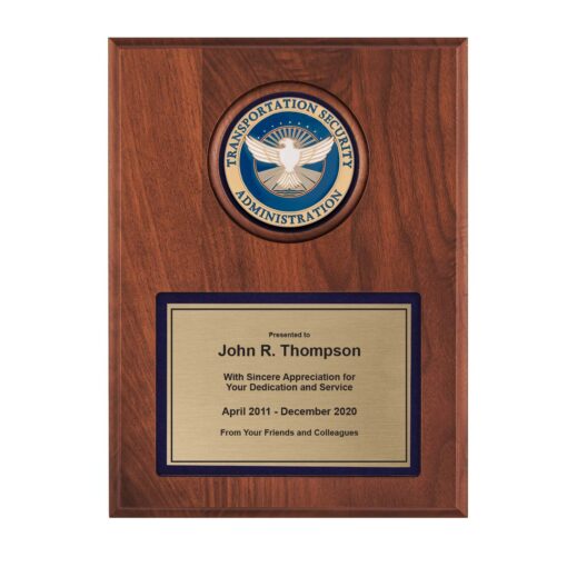 TSA Plaque Award