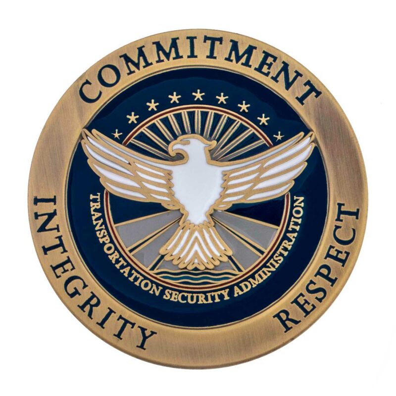 TSA Core Values Challenge Coin (Brass) - TSAStore.shop