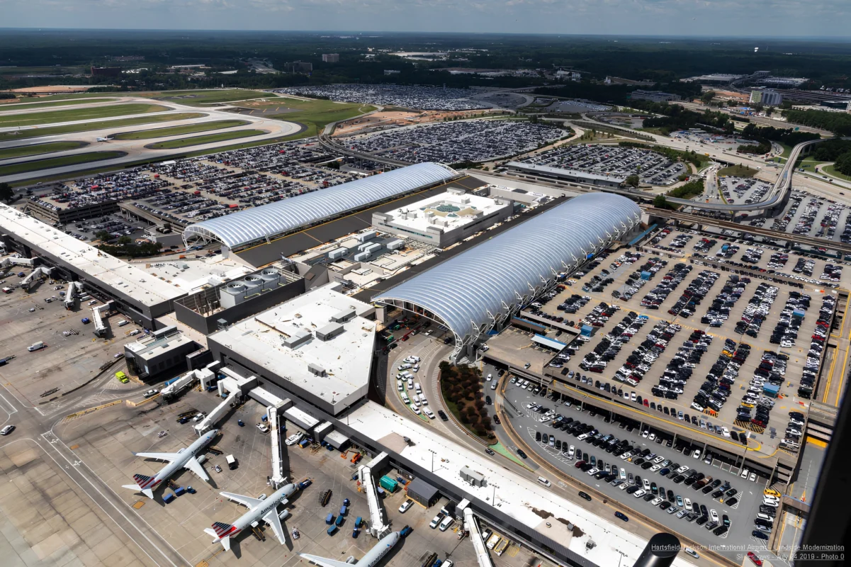 atl airport from the air